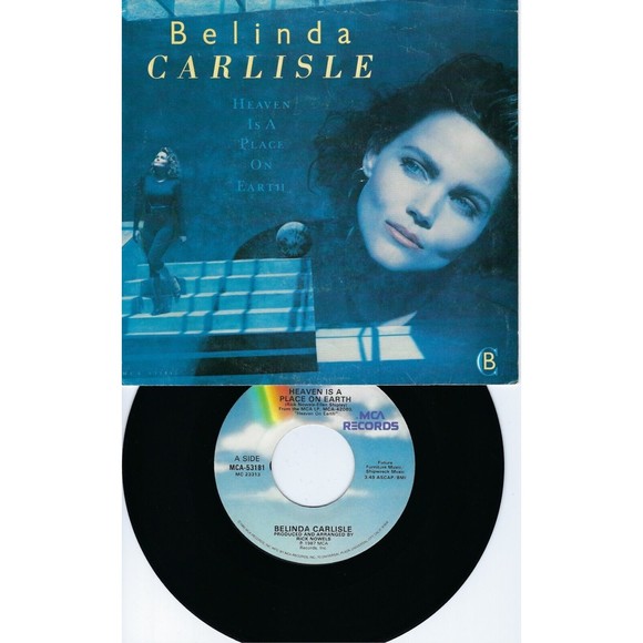 MCA Other - Belinda Carlisle 45 Heaven Is A Place On Earth/We Can Change on MCA VG+/EX Rock